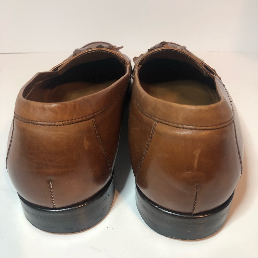 Mezlan Cuoio Leather Brown Loafers Men’s Size 9 M. - Picture 6 of 10